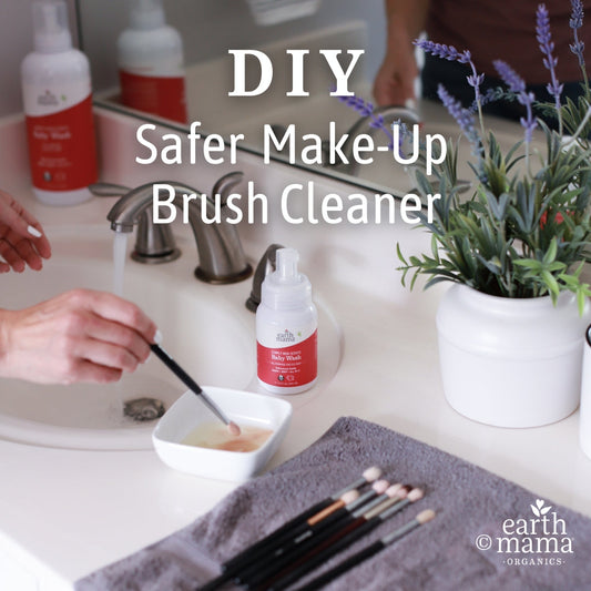 DIY makeup brush cleaner | Earth Mama Organics