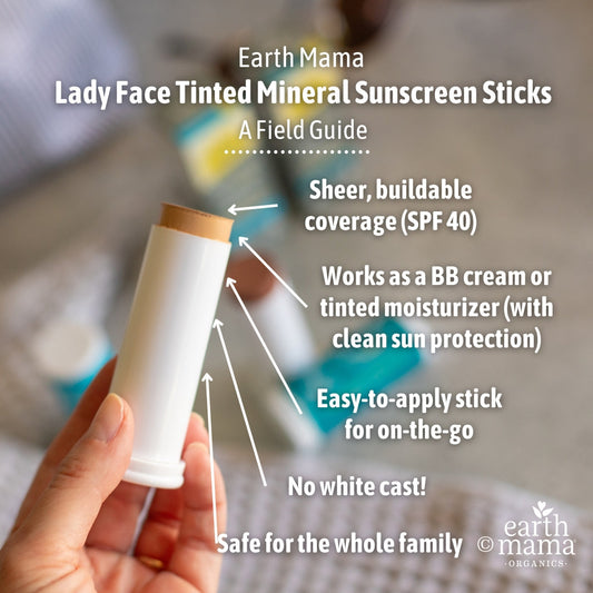 Lady Face® Tinted Mineral Sunscreen Face Stick: A Field Guide