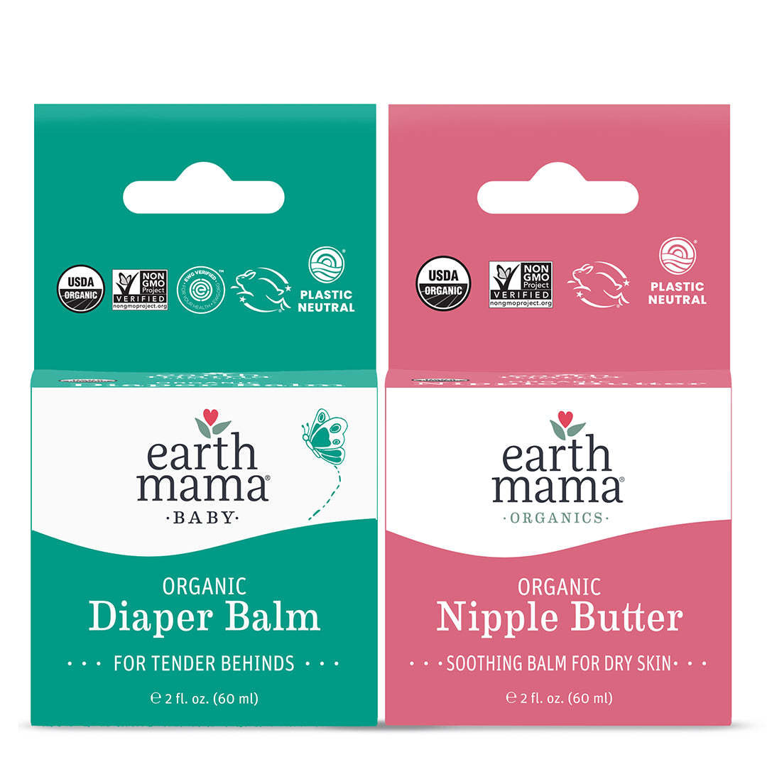 Organic Diaper Balm and Organic Nipple Butter
