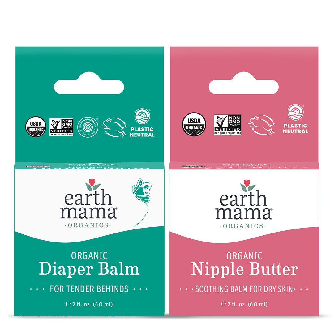Organic Diaper Balm and Organic Nipple Butter