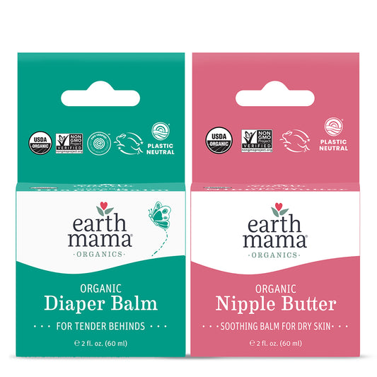 Organic Diaper Balm and Organic Nipple Butter